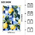 thumbnail image 2 of FORMRS 1-Subject Spiral Notebook 8" x 5" College Ruled 60 Refillable Sheet A5 Hard Cover, 2 Pack, Cartoon Lemon Leaves, 2 of 7