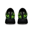 thumbnail image 4 of St Patrick's Day Claddagh Symbol and Shamrocks Shoes Sneakers for Women Men Black Size 7.5, 4 of 7