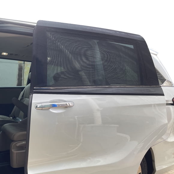 Malla de ventana de coche, 2 paquetes de 2 paquetes para puertas corredizas MPV