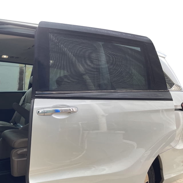 Malla de ventana de coche, 2 paquetes de 2 paquetes para puertas corredizas MPV