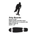 thumbnail image 2 of Kryptonics Original Torpedo Complete Skateboard (22.5" x 6"), Island Tropics, 2 of 3