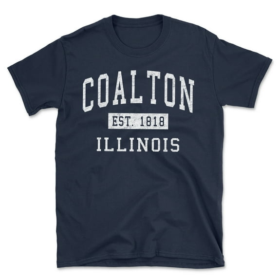 Coalton Illinois Classic Established Men's Cotton T-Shirt