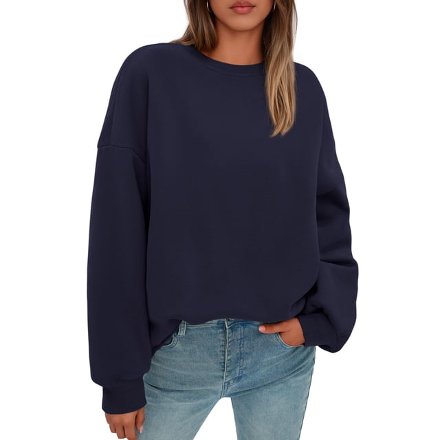 Buzo PRETTYGARDEN Azul Marino Oversized Talle 2XL