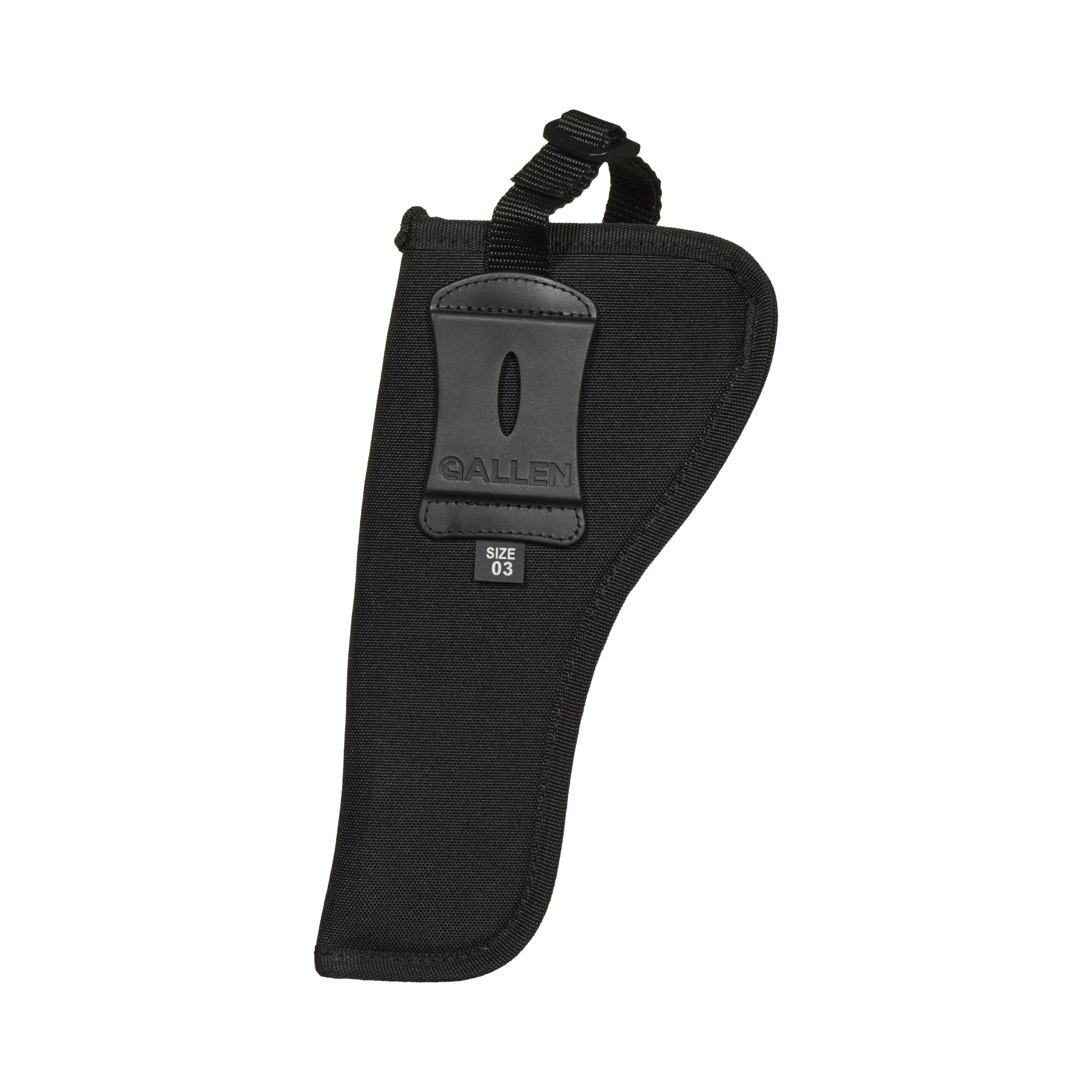 Allen Company Cortez Firearm Holster, Right-Handed, 5-6.5" Barrel Med/Large Frame Double Action Revolvers, Black