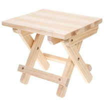 WEUVEB Foot Rest Stool Wood Color 1Pc Synthetic Material