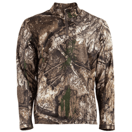 Realtree Men s 1/4 Zip Performance Hoodie Realtree APX Size 3X-Large