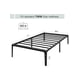 thumbnail image 2 of 14-pulgada tamaño individual/tamaño completo/queen size matte negra metal platform marco de cama - wrought rod design, no box spring required, fácil montaje, under-cama almacenamiento, 2 of 9
