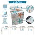 thumbnail image 4 of Table Runners 70 Inches Long Dress Scarves, Coastal Starfish Farmhouse Coffee/Dining/Kitchen Table Decor, Holiday Table Runner, Teal Orange Nautical Minimalist Beach Cartoon 13x70 Inch, 4 of 6