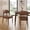 Brown(Ribbed), variant on MOONMISS Dining Chair Set of 2,Upholstered Wooden Dining Chairs with Curved Back,Ribbed Fabric Kitchen Side Chairs,Brown