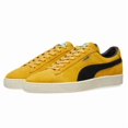thumbnail image 1 of PU & MA Yellow Black Suede Classic Sneakers - 5.5-6US, 1 of 6
