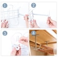 thumbnail image 2 of under Desk Cable Management Tray Wire Organizer Power Strip Gray, 2 of 8
