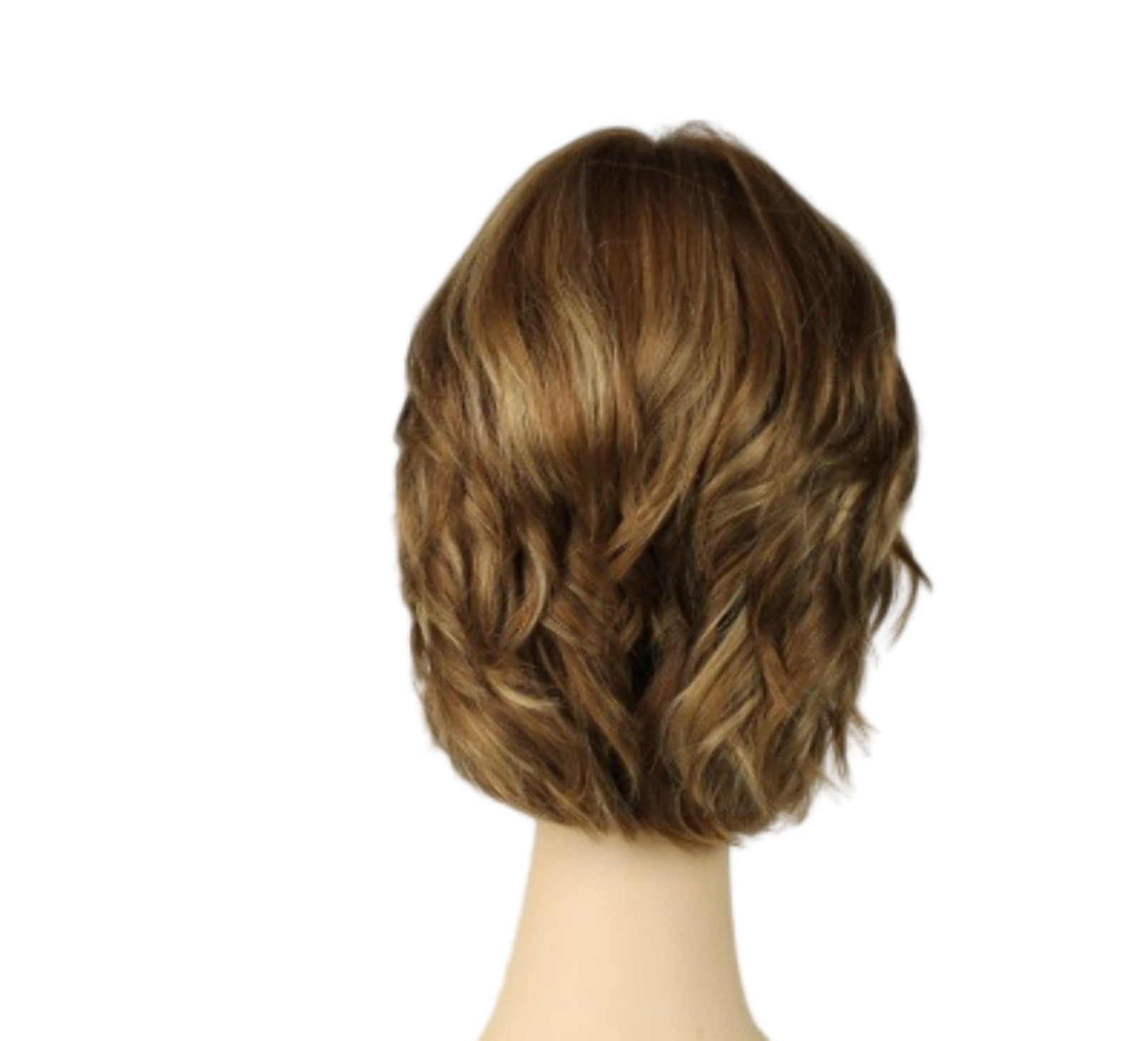 European Human Hair Freeda Wig Regina Blonde With Highlights 16-10 Multi-Directional Skin Top Size S