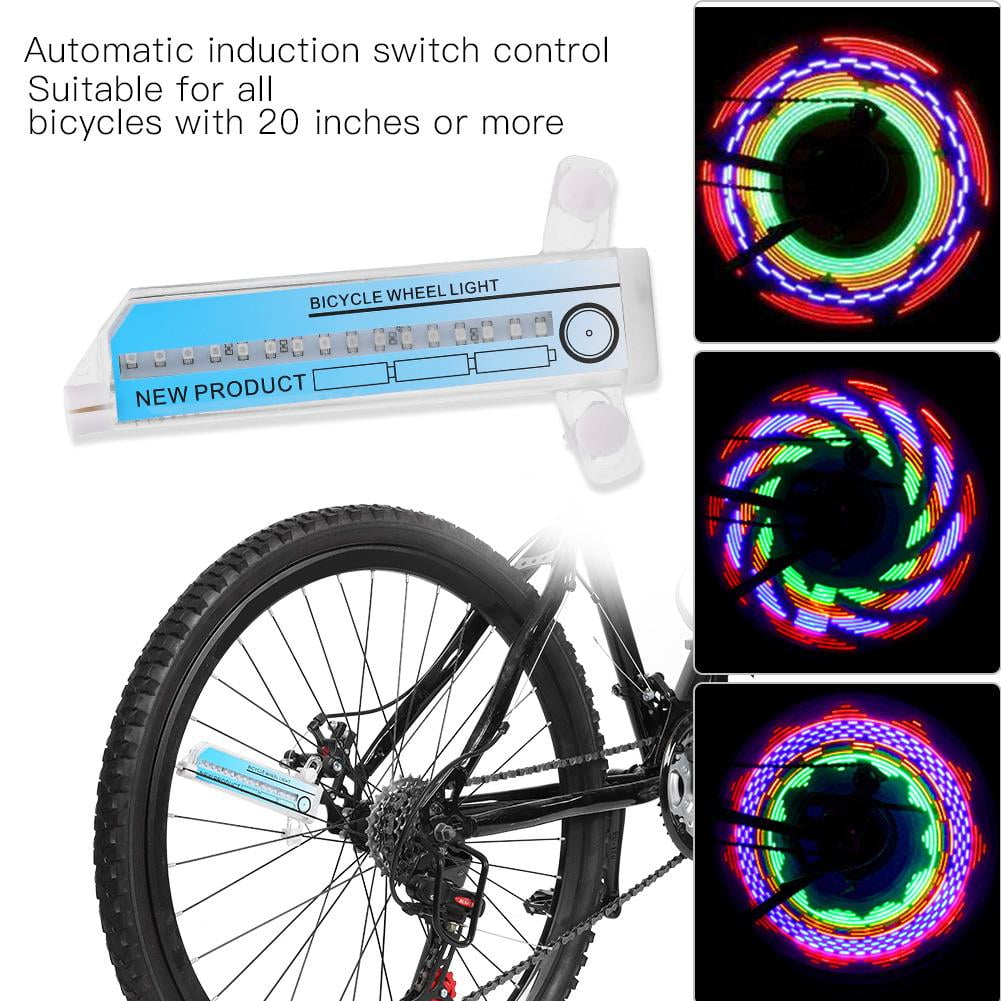 Waterproof Cycling Patterns 42 Changes Colorful Bike LED Light Wheel Spoke 16