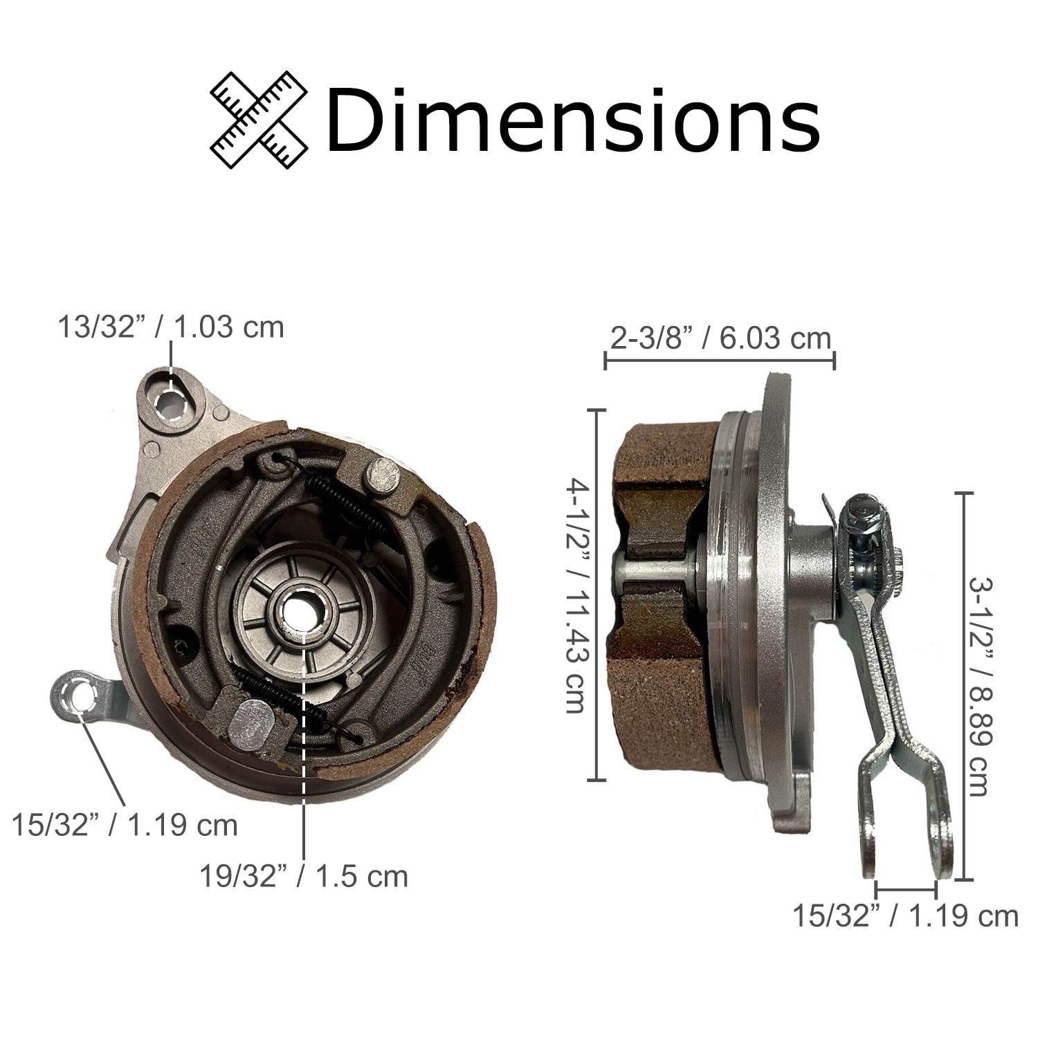 mini bare AlveyTech Brake Assembly for all Baja Mini Dirt Bike - Walmart.com