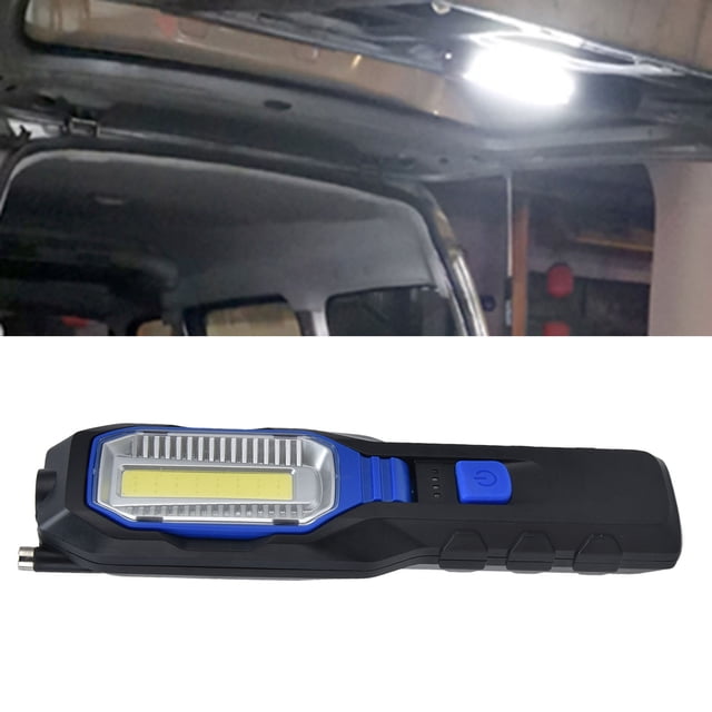 Luz De Trabajo LED, Luz De Trabajo COB Portátil 2 Modos De Luz Que Cuelgan Batería De Larga Duración Para Reparación De Camping
