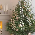 thumbnail image 3 of 20/1 piezas de simulación de bayas de acebo, planta falsa, frutos rojos, ramo de flores, guirnalda DIY, adorno para árbol de Navidad, decoraciones para la mesa del hogar, 3 of 6
