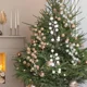 thumbnail image 3 of 20/1 piezas de simulación de bayas de acebo, planta falsa, frutos rojos, ramo de flores, guirnalda DIY, adorno para árbol de Navidad, decoraciones para la mesa del hogar, 3 of 6