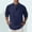 c01Blue, variant on USNSM Mens Cotton Linen Henley Shirts Long Sleeve Casual Shirt Summer Beach Hippie T-Shirt Solid Button Standing Collar Shirt with Pocket White XXL