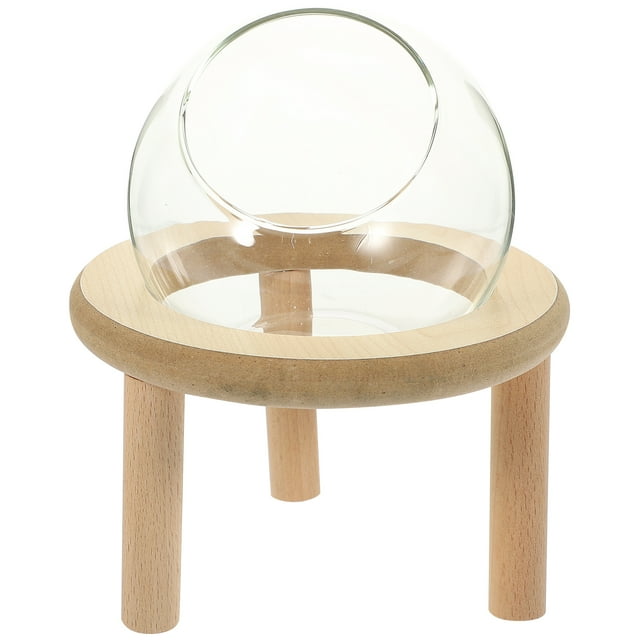 Transparent Hamster Bathtub for Bathing Small Pets with Lovely Shape and Premium Material Glass Multi 3.5x2.5 Inches