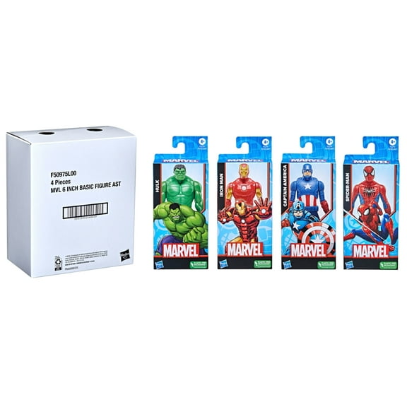 Marvel 6 Inch Super Hero Figure Set of 4