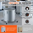thumbnail image 2 of KFFKFF 16-Gallon Fryer Grease Bucket with Casters and Filter Bag for Oil Disposal, 2 of 7