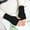black, variant on Janrevotw 1 Pair Of Warm Winter Knitted Gloves Without Fingers, Short Bambus-Joint Half-Finger Arm Sleeves For Men And Women To Keep Warm