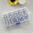 thumbnail image 2 of MasteelfCA 3Pcs Sewing Machine Bobbin Cases Portable Sewing Machine Part Supplies (Silver), 2 of 8