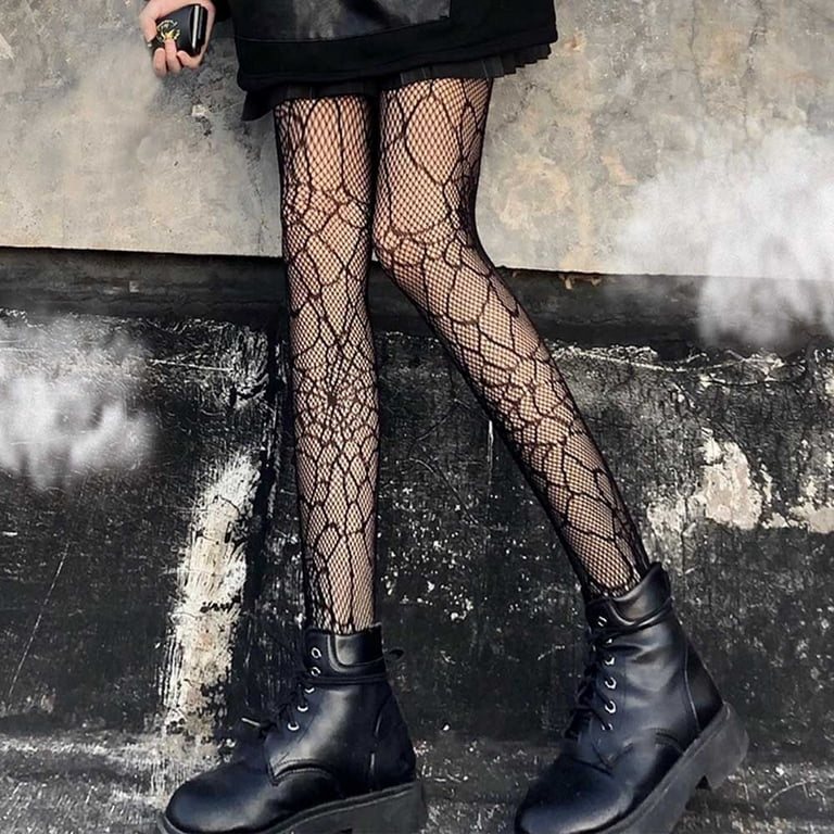 Gothic Hollow Out Punk Style Hosiery Pantyhose Tights Fishnet