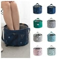 thumbnail image 4 of Cubo plegable lavabo portátil multiusos para remojar los pies viajar acampar, 4 of 8