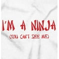 thumbnail image 2 of Im a Ninja You Cant See Me Fighter Tank Top Sleeveless Tee Men Brisco Brands M, 2 of 5