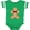 Football Green and White, variant on Inktastic Cute Gingerbread Man with Red Plaid Bowtie Boys or Girls Baby Bodysuit