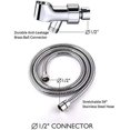 thumbnail image 4 of High Pressure Shower Head with Handheld, 6 Spray Modes / Settings Detachable Shower Head with Stretchable 59" 304 Stainless Steel Hose and Multi Angle Adjustable Shower Bracket, 4 of 5