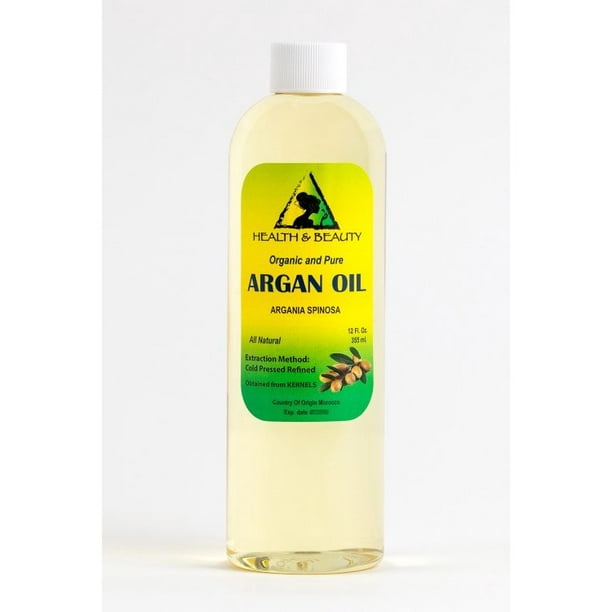 Argan Oil Refined Organic Moroccan Cold Pressed Premium Hair Oil 100 Pure 12 Oz Walmart Com Walmart Com