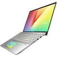 thumbnail image 2 of Asus VivoBook S15 15.6" Full HD Laptop, Intel Core i5 i5-10210U, 8GB RAM, 512GB SSD, Windows 10, Transparent Silver, S532FA-DH55, 2 of 11