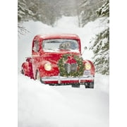 Avanti Christmas Cards, Old Fashioned Truck, 10 Count
