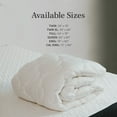 thumbnail image 4 of Plush Cooling Mattress Pad (CAL KING SIZE), Rayon from Bamboo, Cluster Fiber Filled, Pikes Brand, Over ONE Million Sold Worldwide!! (California King), 4 of 6
