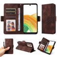 thumbnail image 1 of Funda GANGXUN para Samsung Galaxy A33 5G con diseño acolchado elegante, cuero PU, protección total y ajuste preciso, 1 of 5