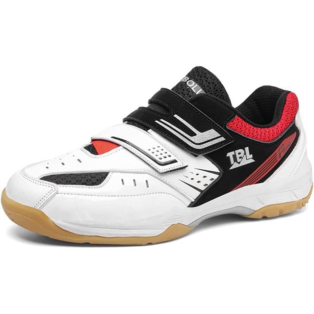 Xishao Zapatos de tenis de bádminton casuales para hombre, zapatos de cancha para pickleball, zapatos de squash resistentes para entrenamiento de racquetball Xishao ropa