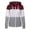 Wine, variant on Fall Cardigans Women Zip Long Hood Hoodies Sleeve Thin PatchCasual Jacket Contrast Work Cardians
