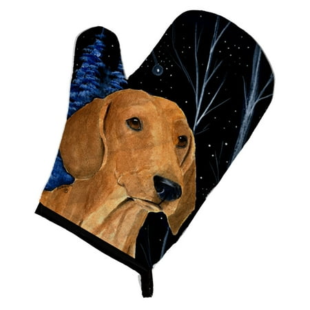 

Carolines Treasures SS8379OVMT Starry Night Dachshund Oven Mitt Large multicolor