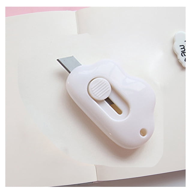 Cuchillo multiusos BuyWeek Mini cuchillo multiusos retráctil con forma de nube cuchillo multiusos
