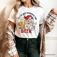 thumbnail image 5 of Santa Beer Christmas T‑Shirt, It&rsquo;s The Most Wonderful Time Funny Holiday Tee for Festive Drinkers, 5 of 5