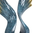 thumbnail image 2 of NFTIGB Abstract Wing Sculpture Artistic Decorative Resin Statue Ornament for Living Room Office Champagne Blue (19.3 inches / 49 cm), 2 of 9
