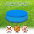 thumbnail image 3 of 6ft  Above Ground Swimming Pool Cover Blue Dust Cover for Inflatable Pool Easy Set UV Resistance Super Durability, 3 of 8