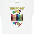 thumbnail image 4 of Inktastic Time to Get Cray Cray Crayons Humor Boys or Girls Baby Bodysuit, 4 of 5