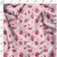 thumbnail image 3 of Soimoi Poly Canvas Pink Fabric By the Yard - 56 Inch Wide - Florals Print Fabric - Elegant and Timeless Patterns for Fashion and Home Decor Printed Fabric, 3 of 6