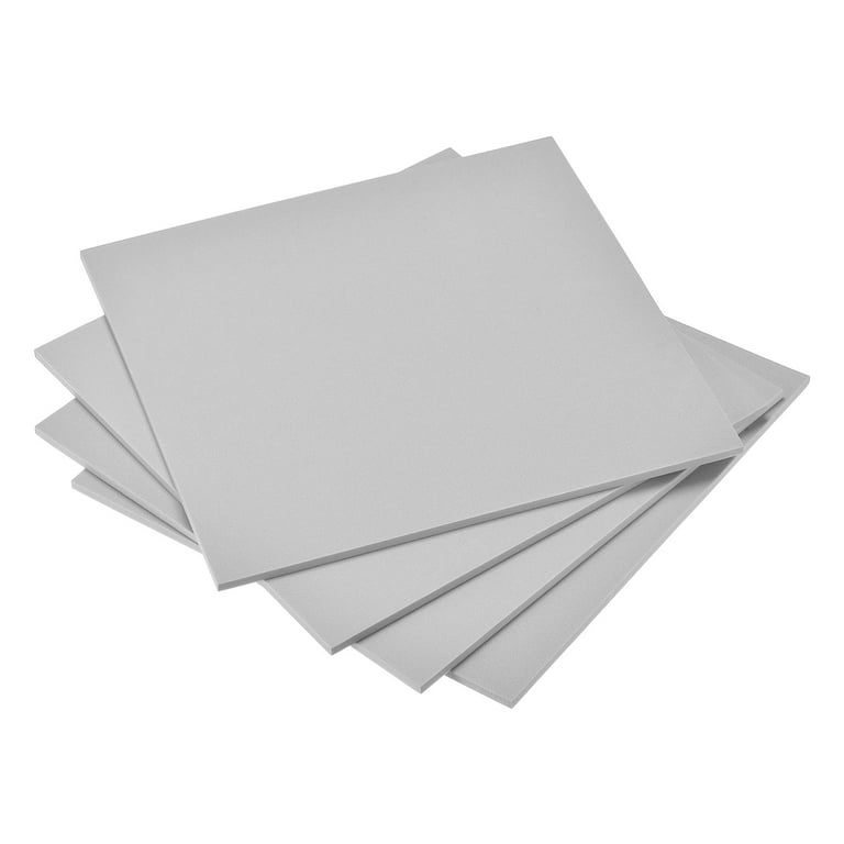 EVA Foam Sheets White Self Adhesive Back 6.56ft x 11.8 Inch 5mm