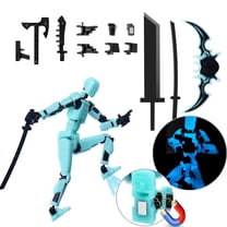 PADUKU Model13 Action Figure,Magnetic Travel Toys for Kids, Lucky Robot 13 Movable Figures ,Multiple Gestures And Play Styles,Tabletop Decorations And Gifts For Gaming Enthusiasts