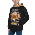 thumbnail image 2 of Saiise Unisex Kids Sml Jeffy S Sweatshirt Boys Girls Hooded Kangaroo Pocket Pullover Hoodies-X-Large, 2 of 7
