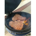 thumbnail image 5 of Lifesmart 15 inch Kamado Ceramic Charcoal Grill with Stainless Steel Cart, 5 of 13